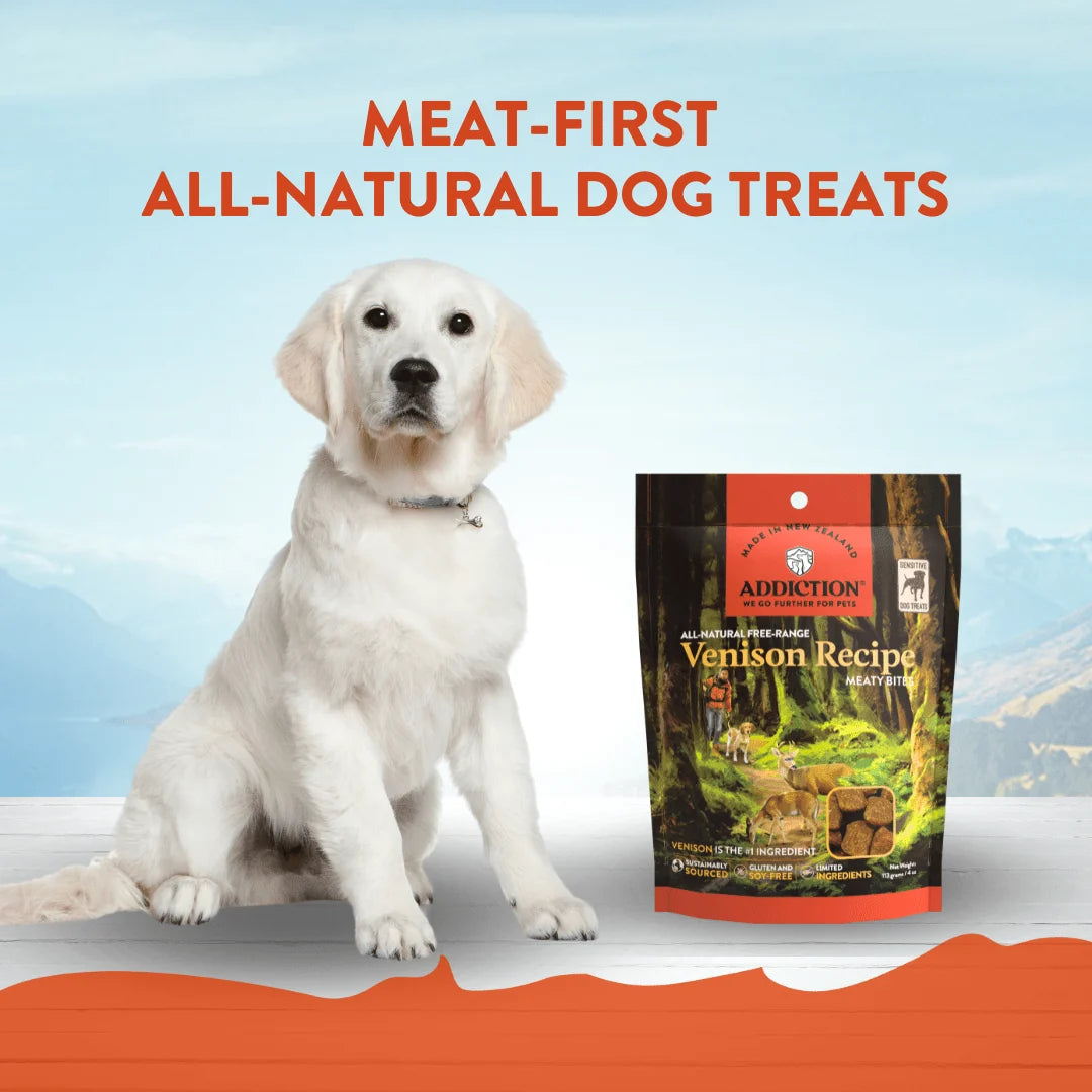 Addiction Venison Hypoallergenic Dog Treats