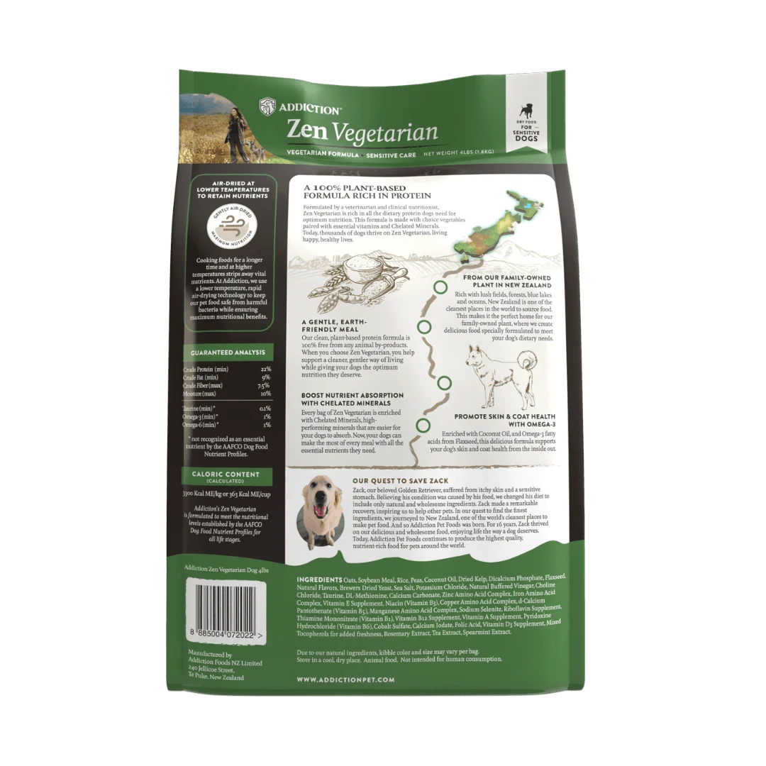 Addiction Vegetarian Grain-Free Dry Dog Food