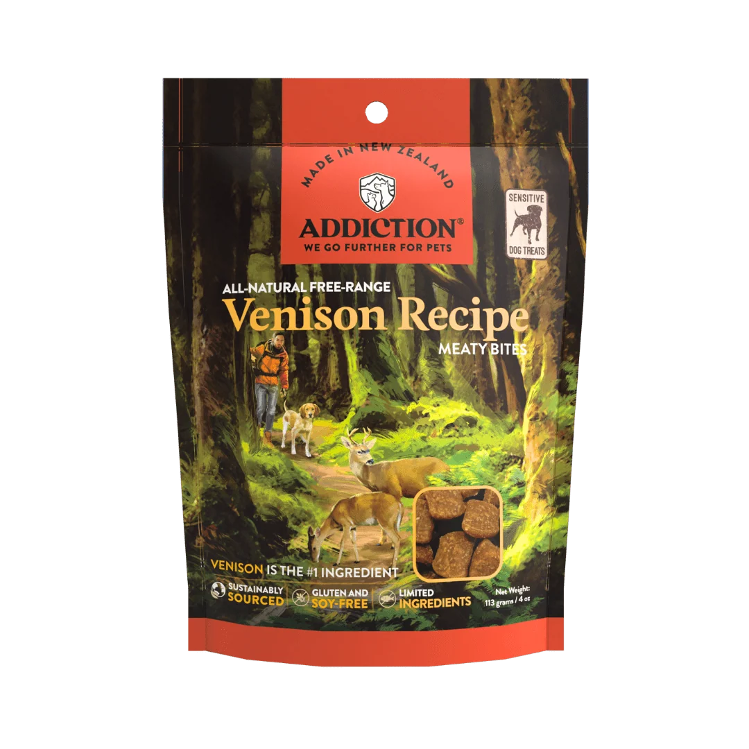 Addiction Venison Hypoallergenic Dog Treats