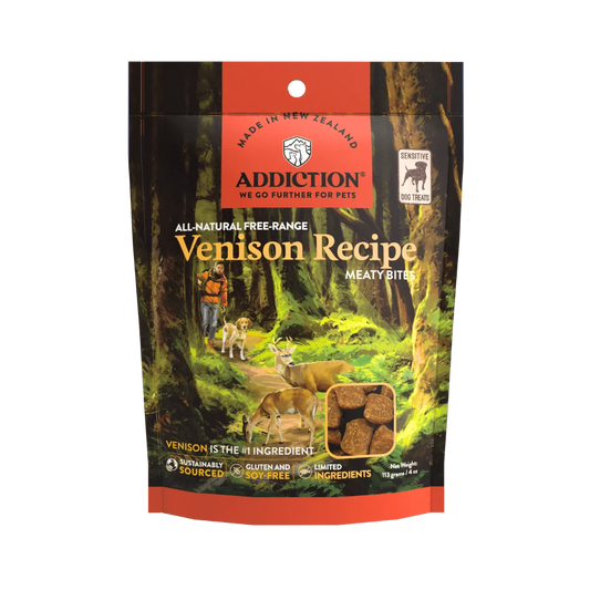 Addiction Venison Hypoallergenic Dog Treats