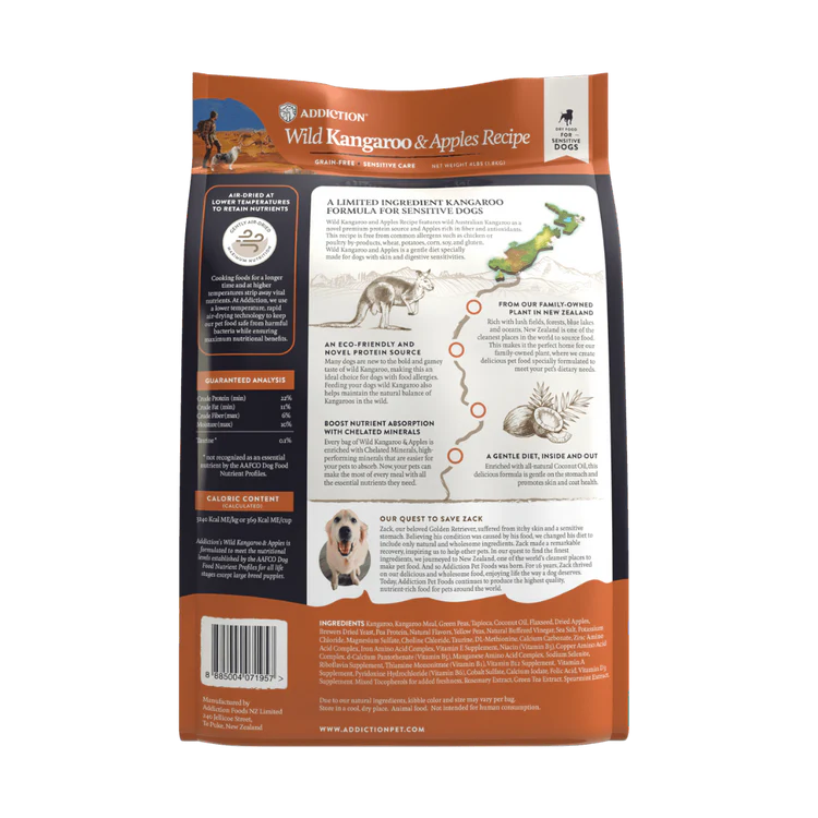 Addiction Kangaroo Grain-Free Dry Dog Food