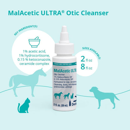 Dechra MalAcetic Ultra Otic Cleanser