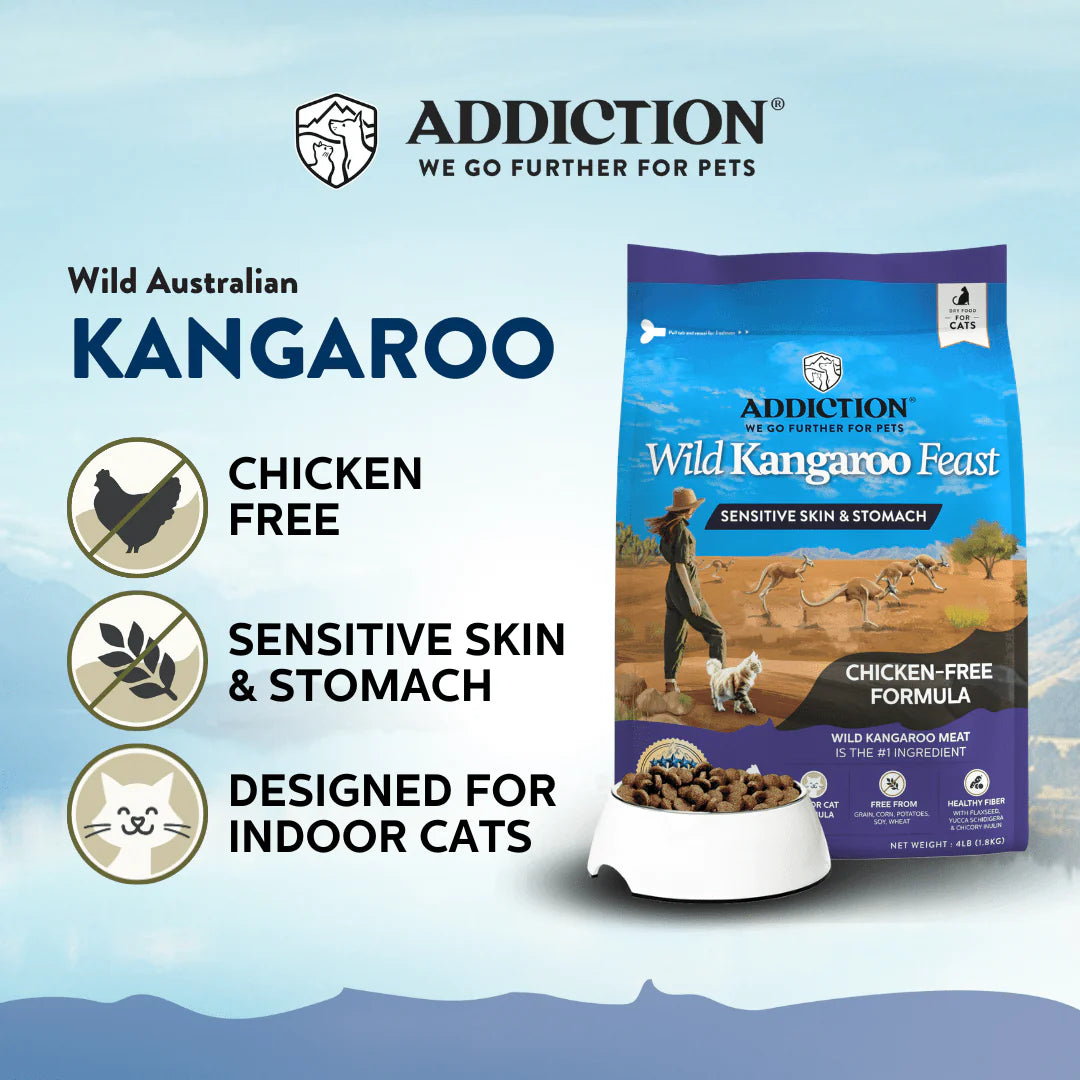 Addiction Kangaroo Grain-Free Dry Cat Food